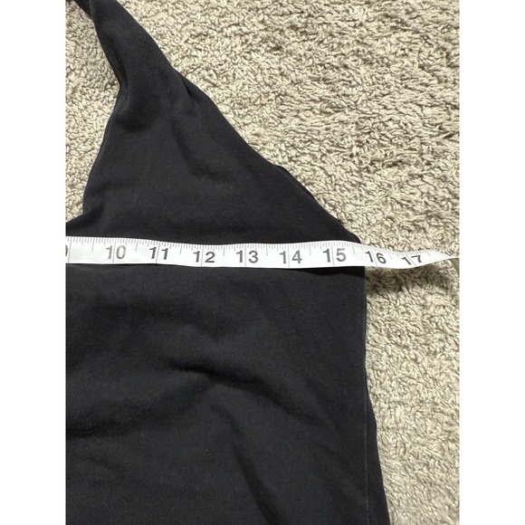 B Moss Black‎ Basic Halter Minimalist Classic Elegant Party Vintage Y2K 2000s L - Picture 4 of 5